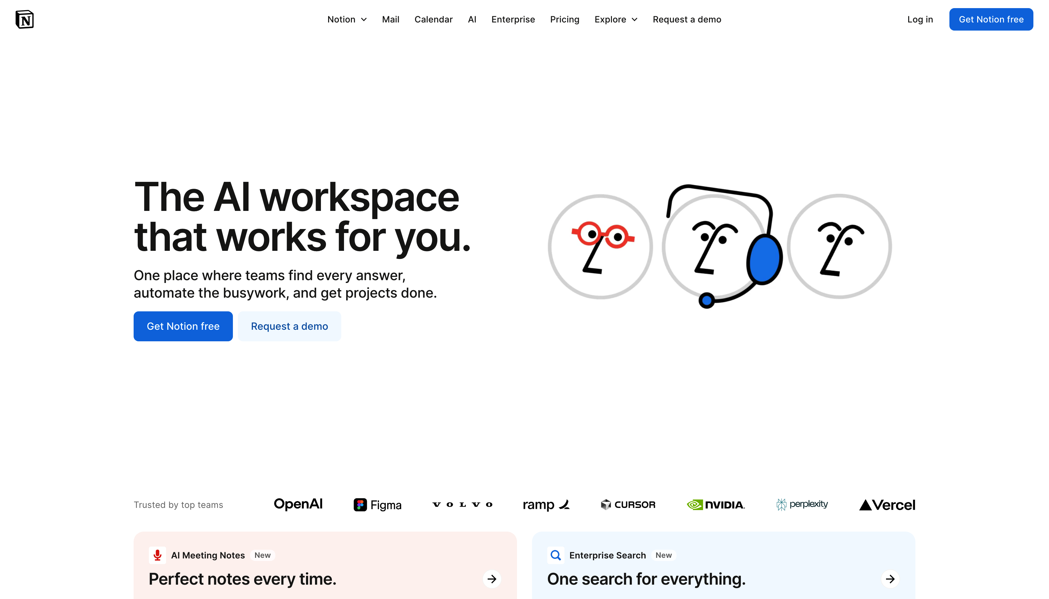 Screenshot of AI Workspace Platform